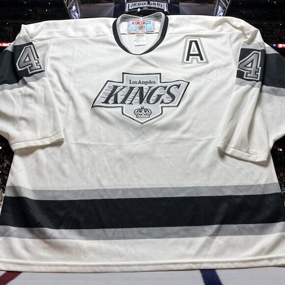 Vintage Rob Blake LA Los Angeles Kings CCM NHL Hockey Size XL - Picture 1 of 14
